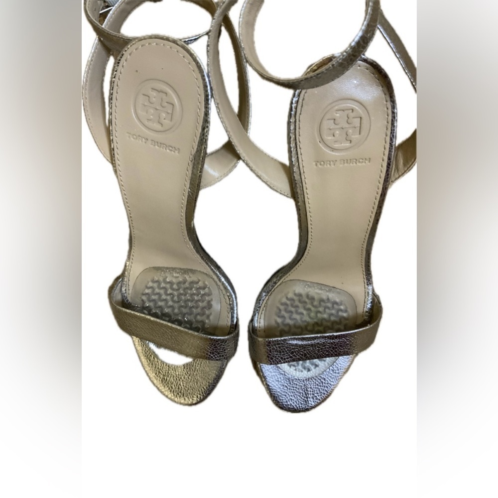Tory Burch Elana Leather Heels - Picture 2 of 5